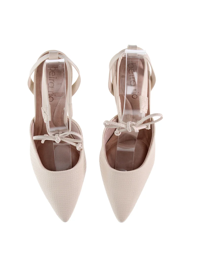 Beira Rio Jordyn Pointed Toe Ankle Strap High Heel Pumps