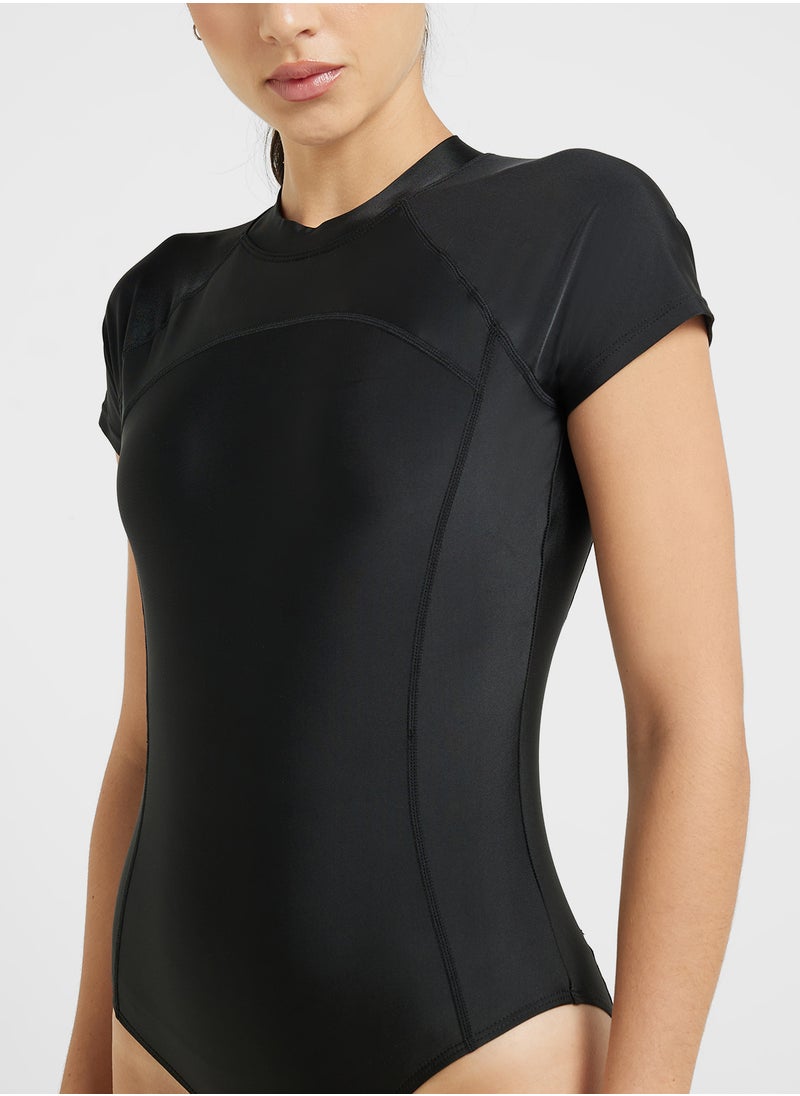 FRWD High Neck Rash Guard With Zip Back  - Image 3