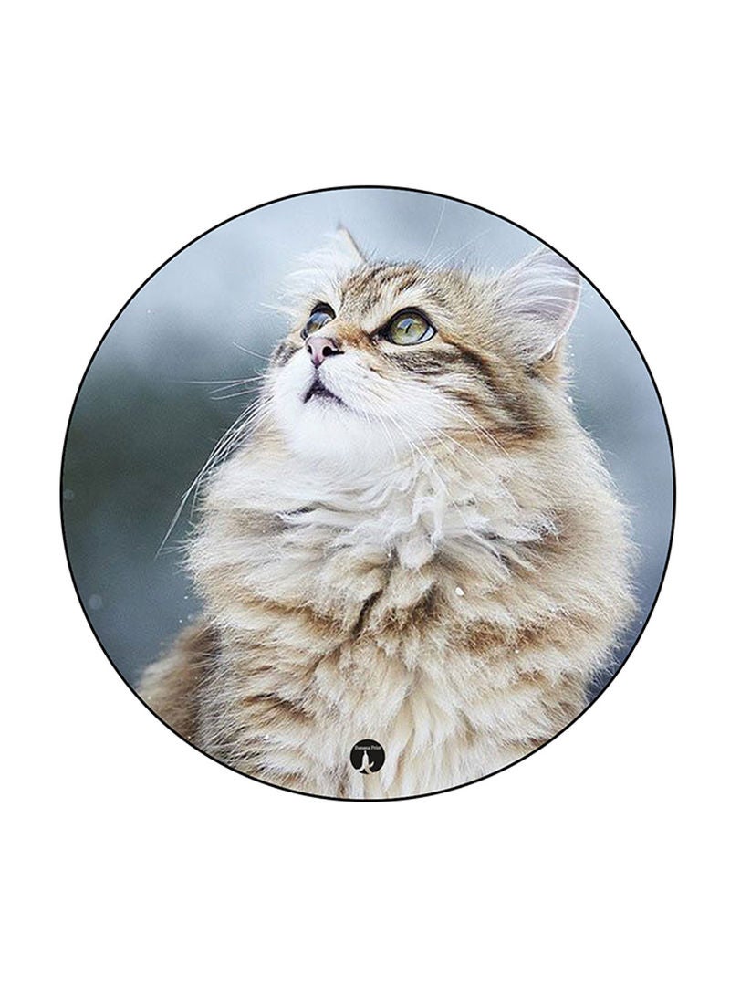 Cat Printed Mouse Pad Multicolour