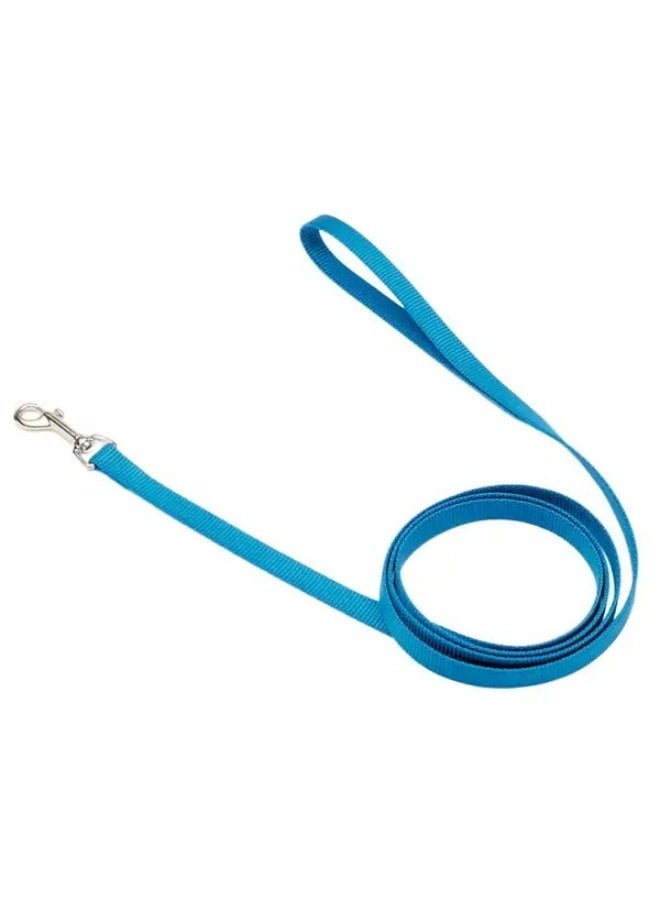 Nylon Dog Leash, Solid Colour, Metal Clip, Walking Lead for Dogs, Available in Green, Red, and Blue - Image 3