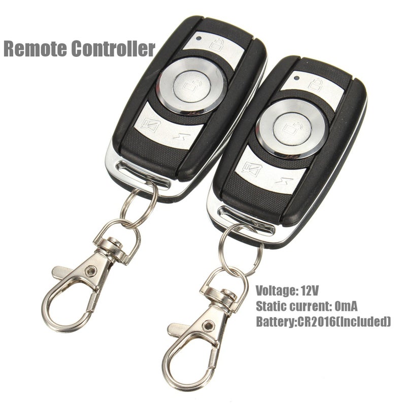 12V Universal Automobile Single Direction Anti-Theft Equippment Remote Control Vibration Alarm - Image 4