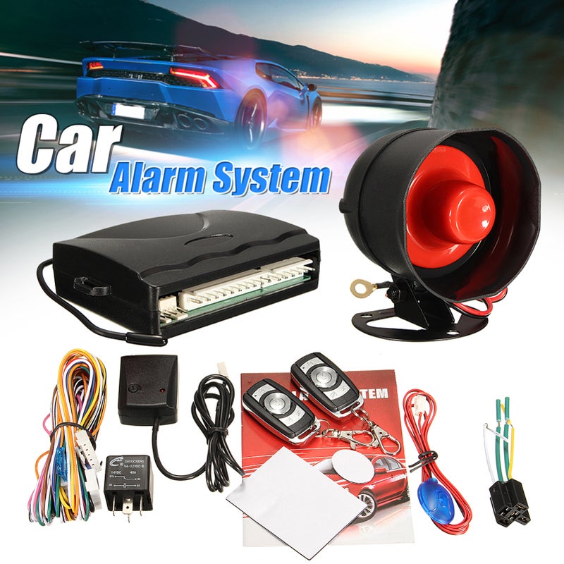 12V Universal Automobile Single Direction Anti-Theft Equippment Remote Control Vibration Alarm - Image 3