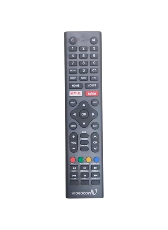 BGM Replacement Remote Control For Videocon Smart TV LED LED with YouTube & Netflix Short Key Buttons 