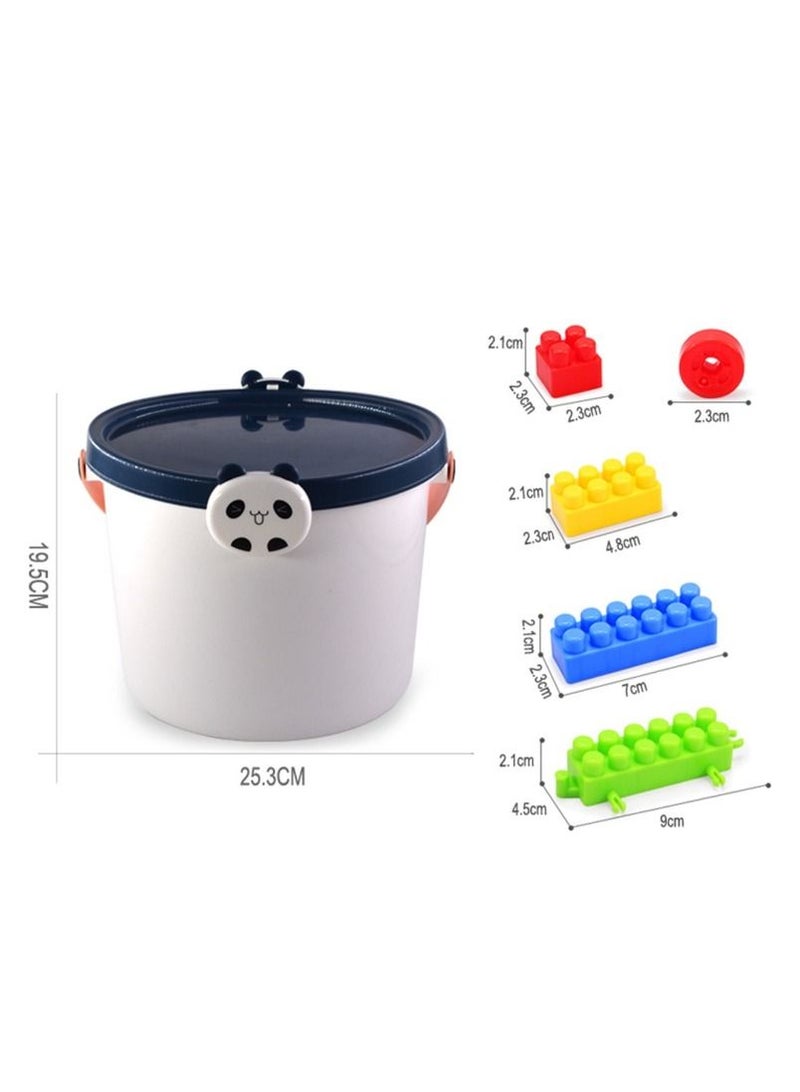 ACLIX Creative Toy Bucket With Portable Building Blocks Plastic Bucket With Handle Household Boxes - Image 1