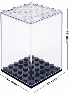 Y&D Figurines Display Case 12Pack Transparent Acrylic Dustproof Protection Cover for Toys Collectibles Building Block  - Image 2