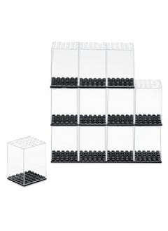 Y&D Figurines Display Case 12Pack Transparent Acrylic Dustproof Protection Cover for Toys Collectibles Building Block  - Image 1