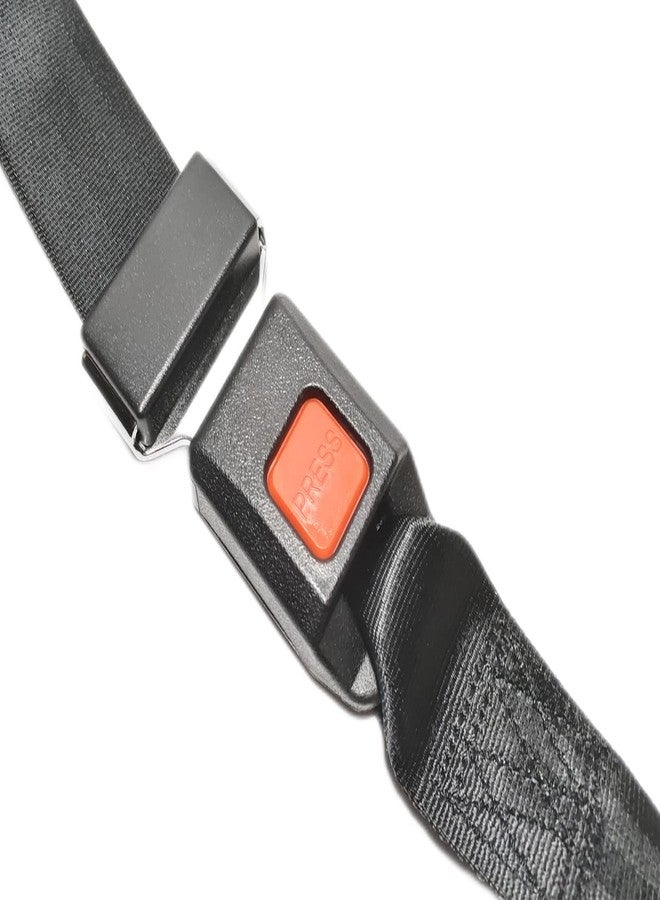 ComsenMed Wheelchair Safety Harness, Easy Install, 48 Inches Long and 1.97 Inches Thick, Adjusts to 48 Inches, Compatible with Manual and Power Wheelchairs, Transport Chair, STDS850, Black 1Ea - Image 3