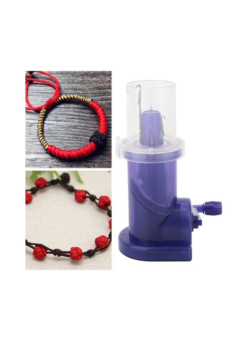 Cobest Weaver Knitter Handheld Spool Knitting Machine - Blue DIY Tool for Knitting Projects, Perfect for Adults and Kids Crafting Fun! - Image 5