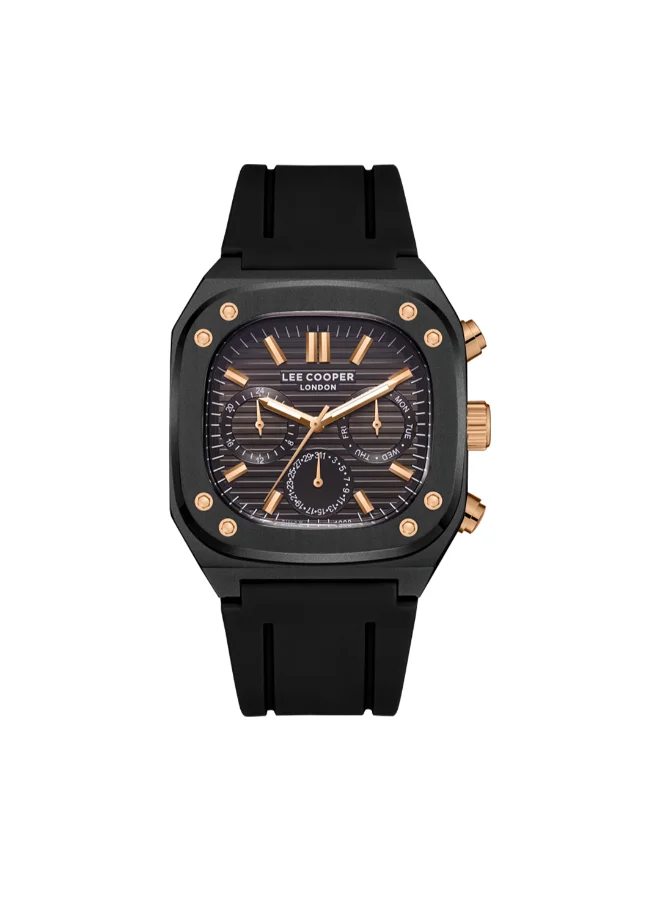لي كوبر Men's Silicone Multi Function Watch LC08022.651 - 42*48 mm