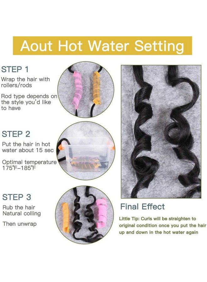 Leeven ضفائر شعر ممتدة مسبقًا بطول 26 بوصة، عبوتان من شعر الضفائر البرتقالي، ضفائر شعر كروشيه ملتوية مسبقة التمدد خالية من الحكة، ألياف صناعية، وصلات شعر مضفرة بملمس ياكي (برتقالي#) - Image 5