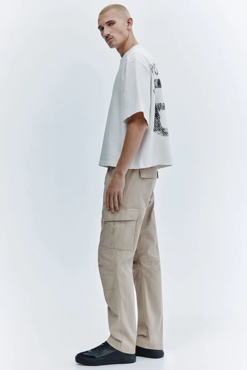 H&M  Slim Fit Cargo trousers for Men | Best Price UAE