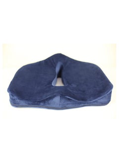HT Medical coccyx seat, high quality American memory foam, for coccyx and lower back pain, suitable for office and home chairs, blue  - Image 4