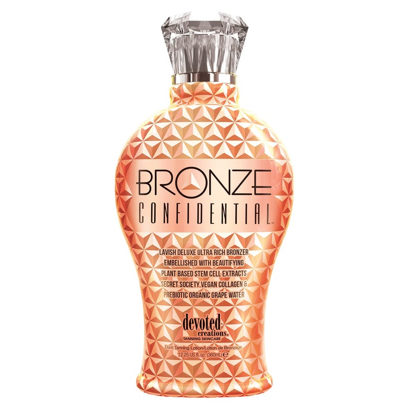 Devoted Creations Bronze Confidential - Lavish Deluxe Ultra Rich Bronzer Dark Tanning Lotion 12.25 oz. - Image 1