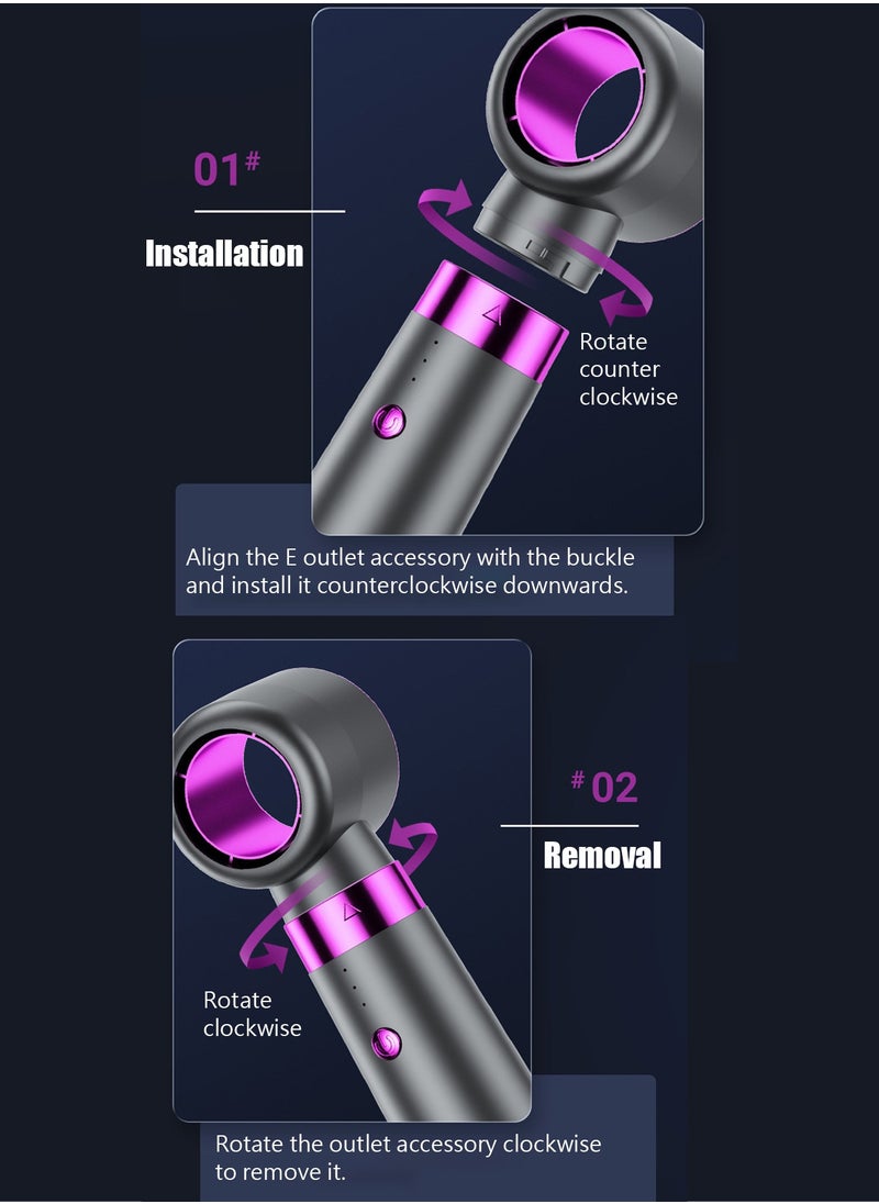 HEROCKX - Hair dryer set 5-in-1 multiple temperature control constant temperature safety powerful and quick drying portable  for Curling Volumizing Styling - Image 1