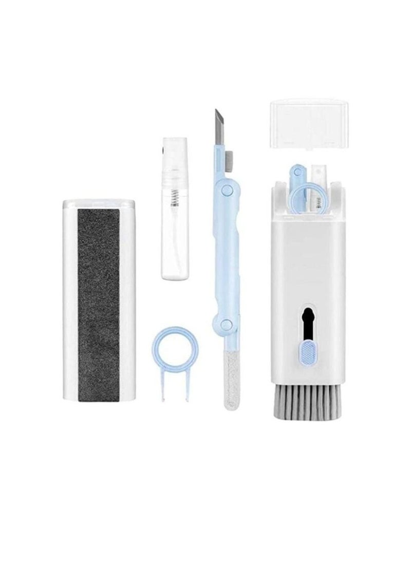 Rabos - Laptop Cleaner, 7 in 1 Keyboard Cleaner Set, Computer MacBook Earphone Cleaning Kit, Tablet and Screen Dust Brush Including Soft Sweep, Swipe, 3 in 1 Airpod Cleaner Pen, Key Puller and Spray Bottle - Image 1