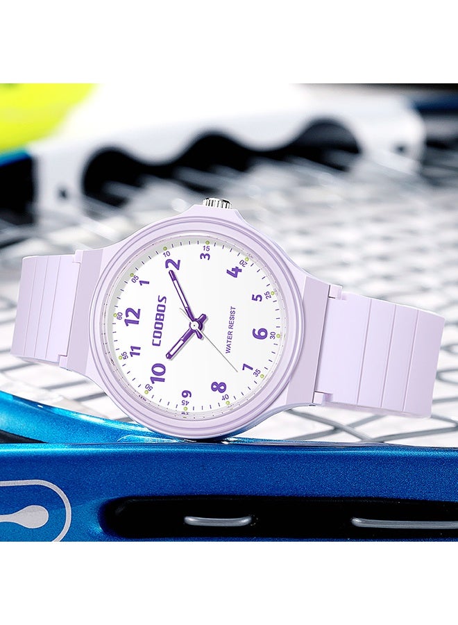 COOBOS Kids Analog Watches for Girls Boys Kids Watches with Soft Band Learning Time 30M Waterproof Children Watch Easy to Read for  Kids Great Birthday Gifts - Image 3