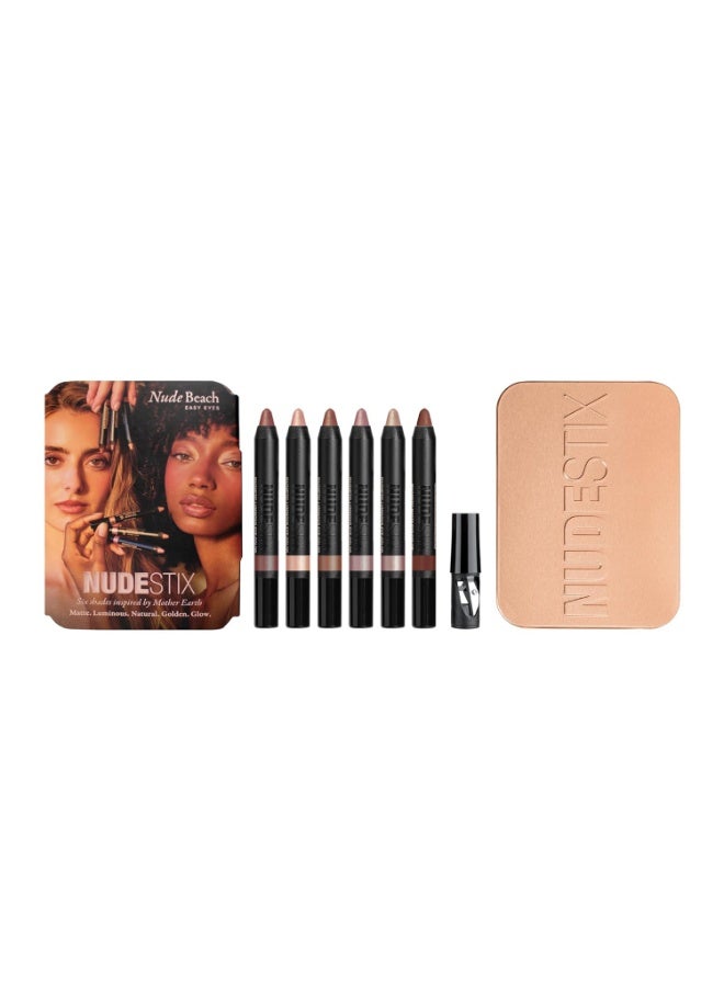 Nudestix Nude Beach Eye Palette 16.8 g - Image 1