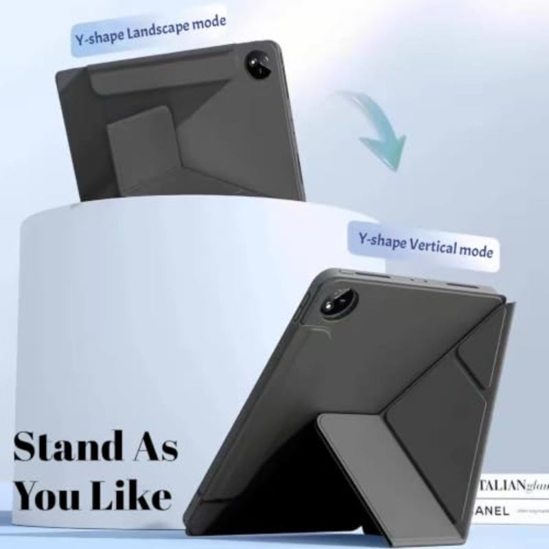 حافظة متوافقة مع هاتف Huawei Matepad Mini 8.8 2026 مع حامل أقلام رصاص، غطاء حامل متعدد الزوايا على شكل 3+Y، غطاء واقي نحيف خفيف الوزن إيقاظ/غفو تلقائي لهاتف Huawei Matepad Mini 8.8 2026 - Image 3