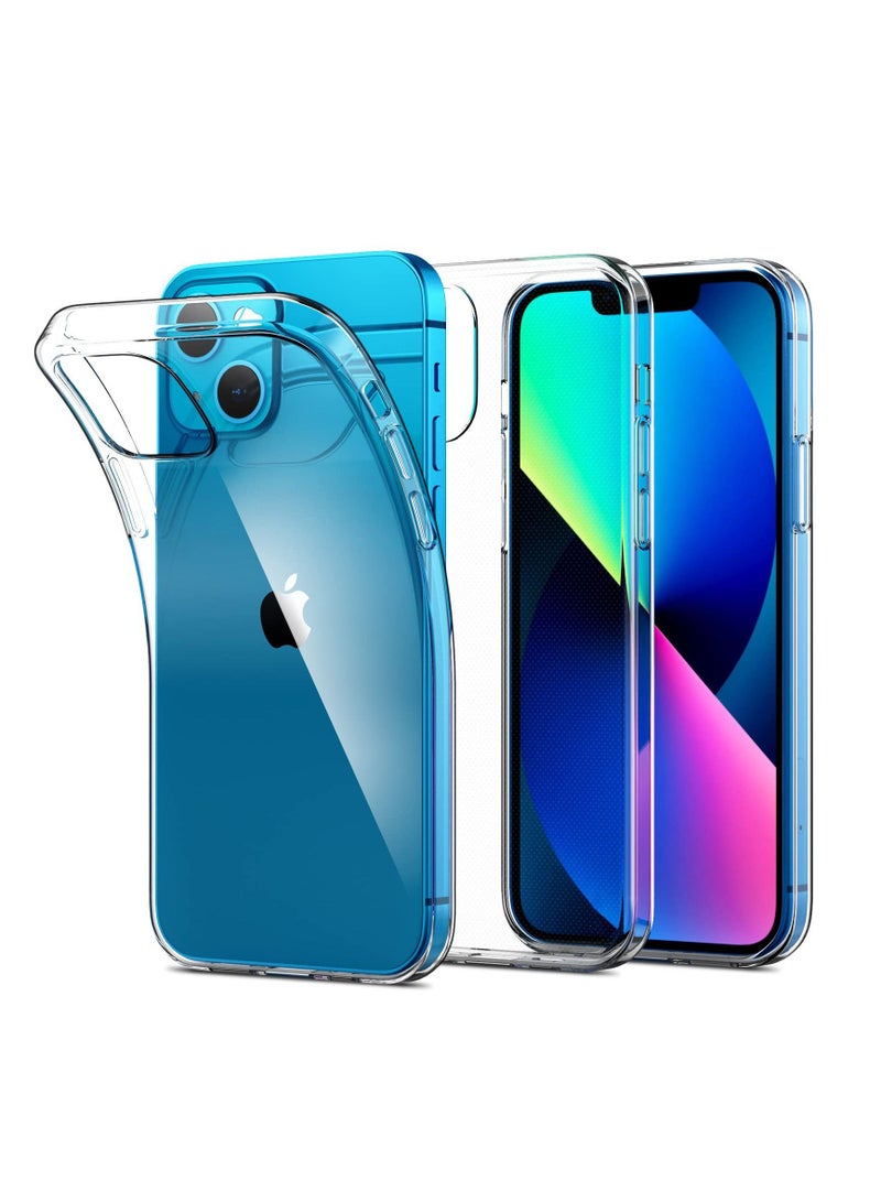 iPhone 14 Plus Case Ultra [Slim Thin] Scratch Resistant TPU Rubber Soft Silicone Protective Crystal Clear Case Cover for iPhone 14 Plus (Clear) - Image 1