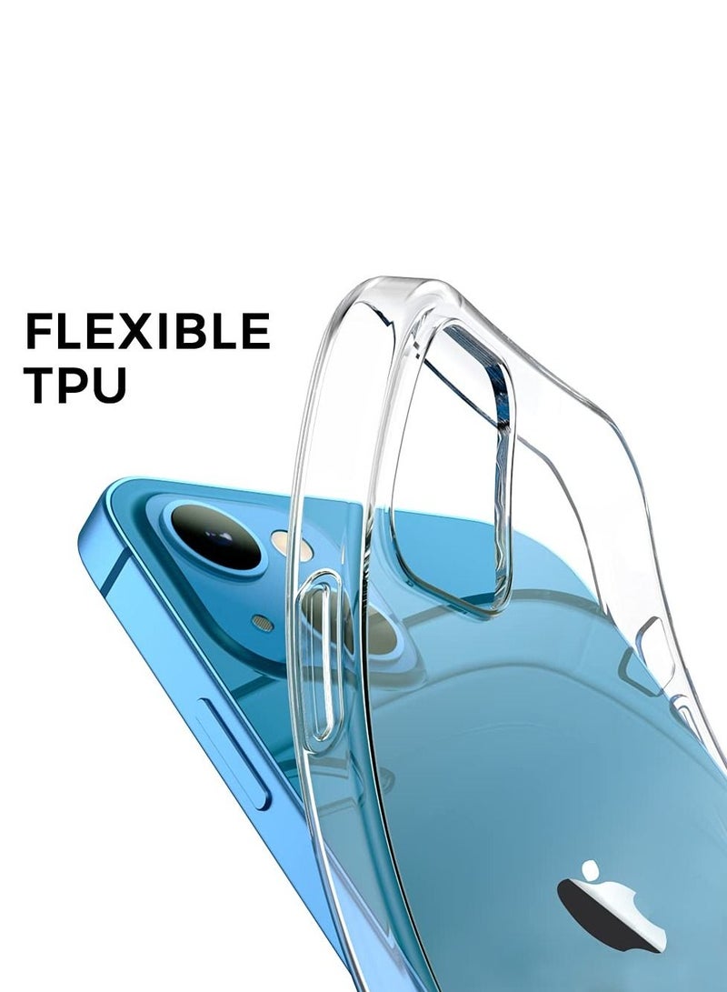 iPhone 14 Plus Case Ultra [Slim Thin] Scratch Resistant TPU Rubber Soft Silicone Protective Crystal Clear Case Cover for iPhone 14 Plus (Clear) - Image 5