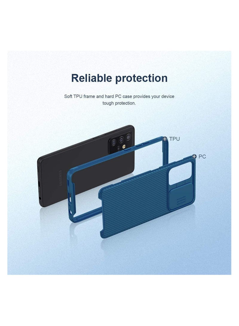 Nillkin Camshield Sliding Camera Protective Case For Samsung Galaxy A23 4G Blue - Image 3