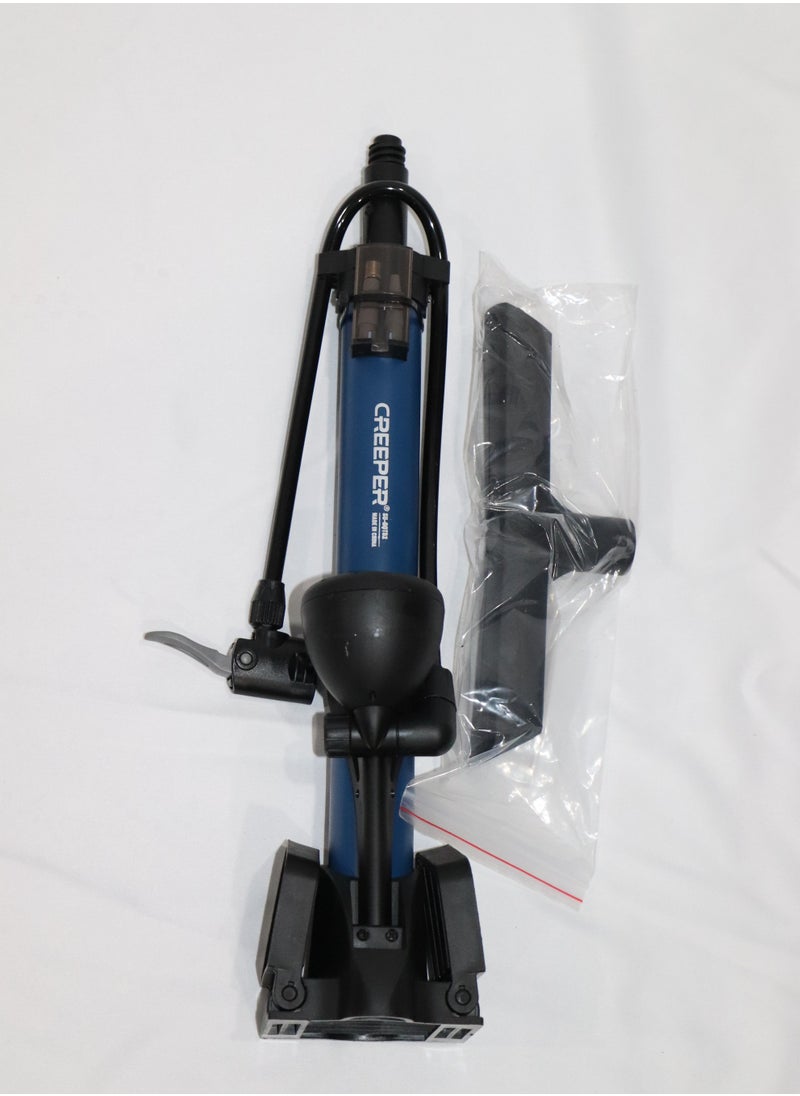 CREEPER Medium-sized manual bicycle pump with pressure gauge  - Image 2