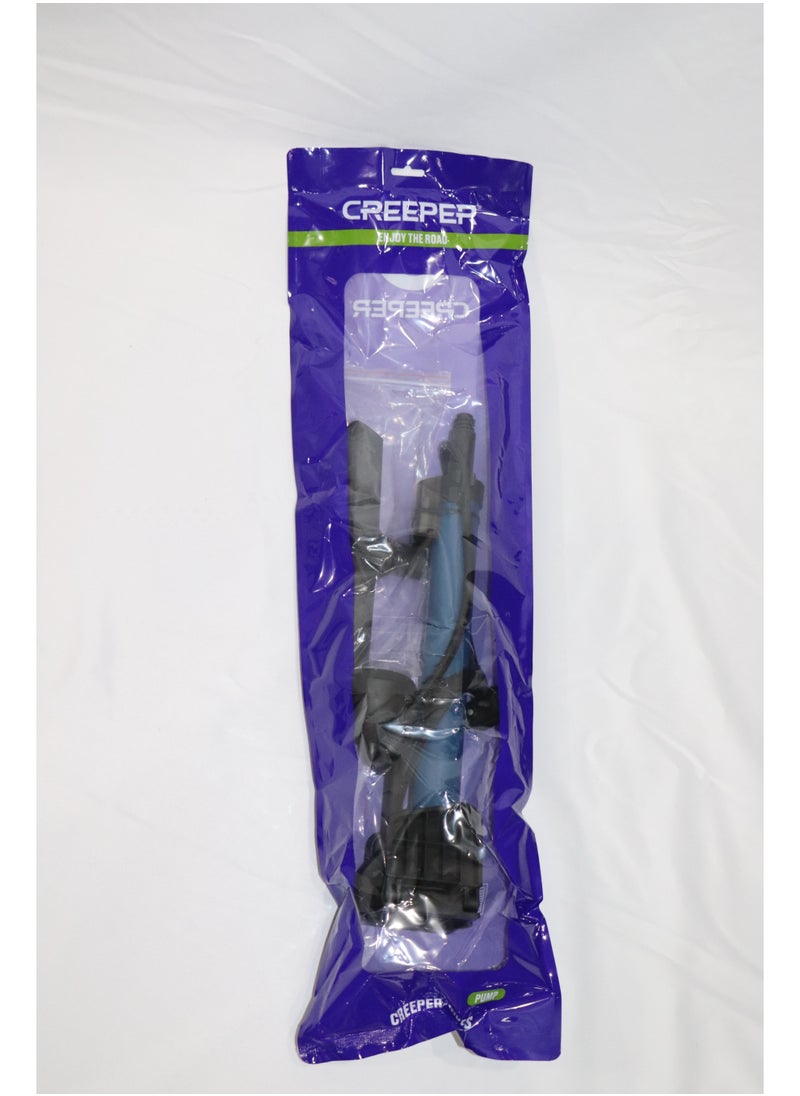 CREEPER Medium-sized manual bicycle pump with pressure gauge  - Image 3