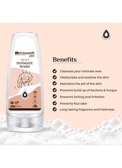 SENZIWASH Leo Intimate Wash For Men 100% Scientific With Natural Ingredients | Aloe Vera, Sea Buckthorn & Calendula | Prevents Itching, Irritation And Odor (100 Ml)  - Image 2