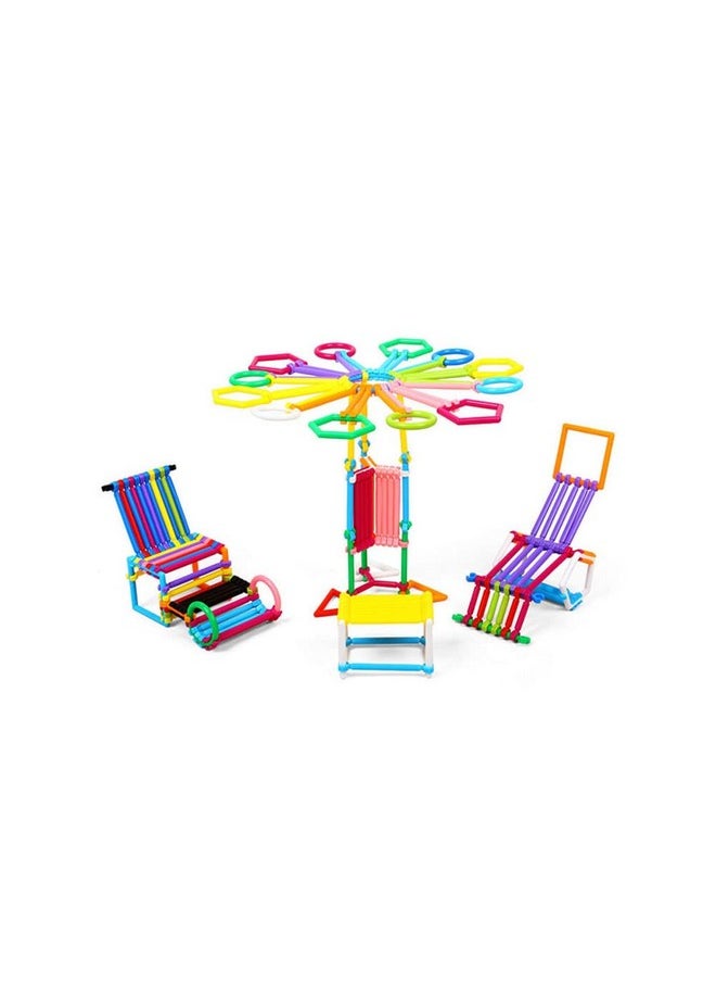 Kiti Kits KITI KITS Educational Play&Learn Plastic Building Block Set (400 pcs Assembly Block),Multicolor  - Image 4