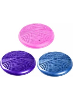Leyaton Inflatable Balance Coordination Ball Cushion 33CM with Pump Gift (Red)  - Image 2
