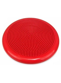 Leyaton Inflatable Balance Coordination Ball Cushion 33CM with Pump Gift (Red)  - Image 1