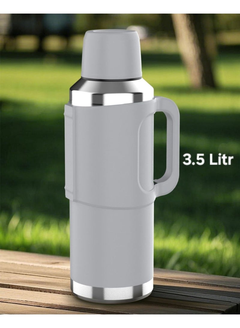 Homex vacuum flask 3.5L/304 Stainless steel inner/Long heat retention/Heavy duty /Durable Travel design