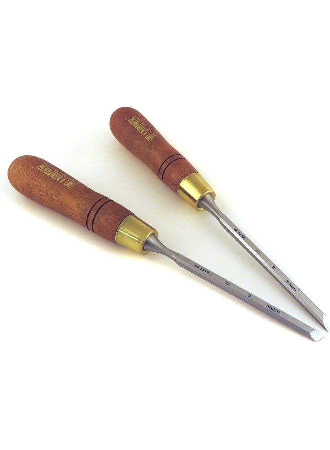 Narex Right & Left 6 mm 1/4'' Skew Paring Hand Tools Chisels 811106/811156  - Image 1