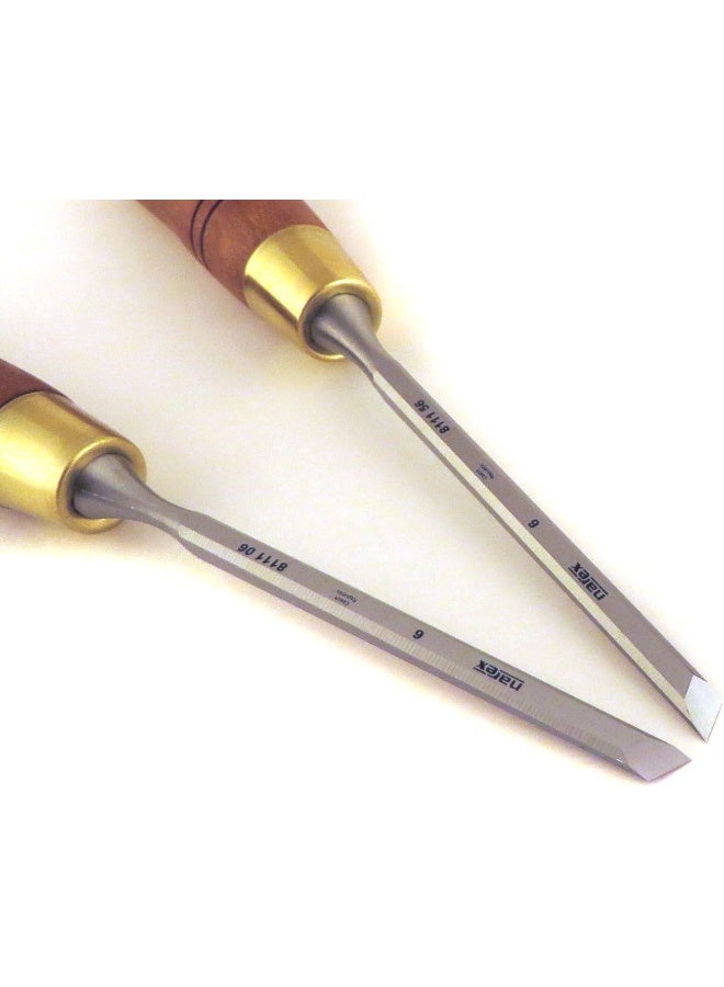 Narex Right & Left 6 mm 1/4'' Skew Paring Hand Tools Chisels 811106/811156  - Image 2