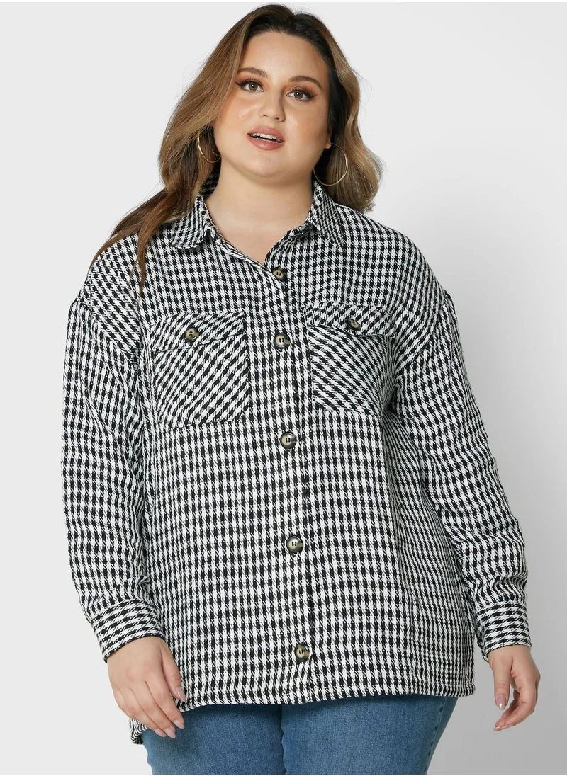 River Island Plus Check Shirt