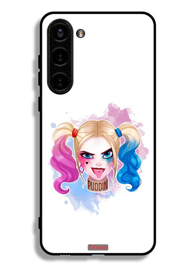 Tolwak Samsung Galaxy S23 Plus 5G Protective Case Cover Harley Quinn Art - Image 3