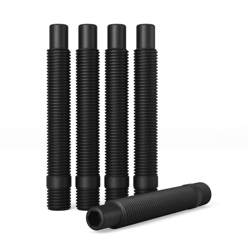 StanceMagic Extended Black Wheel Stud Conversion M12x1.5, 88mm Total Length, 63mm Shank Length, Compatible with BMW Vehicles with 12x1.5 Lug Bolts - Pack of 20 - Image 2