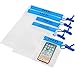 Heeta HEETA 5-Pack Clear Waterproof Dry Bag, Water Tight Cases Pouch Dry Bags for Camera Mobile Phone Maps, Kayaking Boating  - Image 2