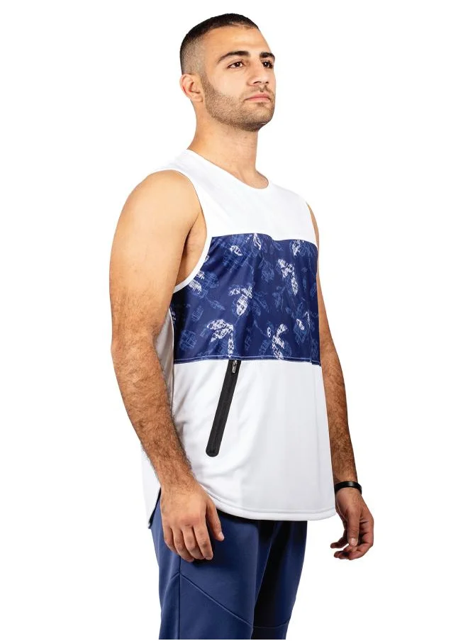 زيسي Men's Regular-Fit Tank with Pocket
