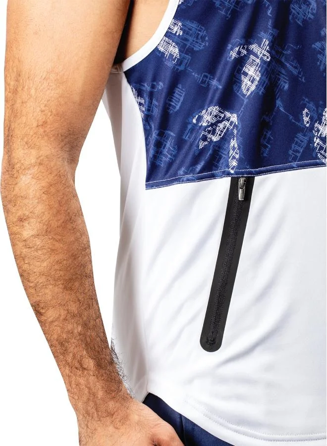 ZAECY Men's Regular-Fit Tank with Pocket