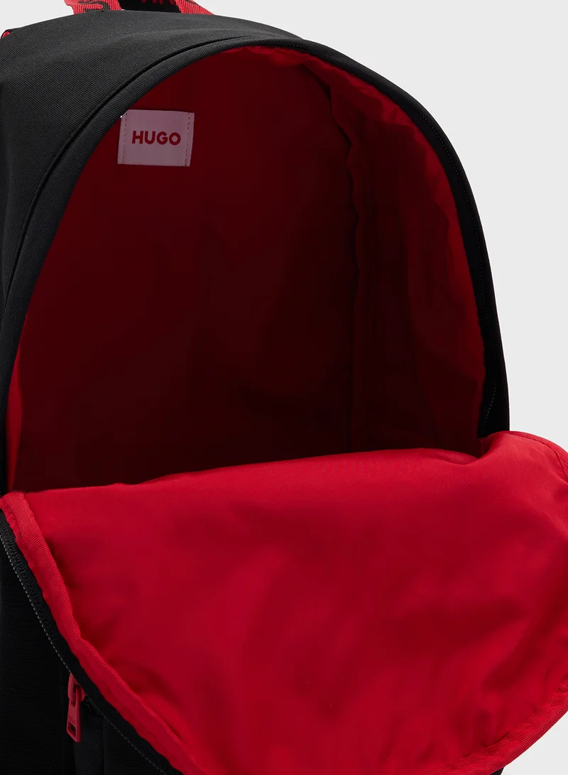 HUGO Kids Logo Backpack