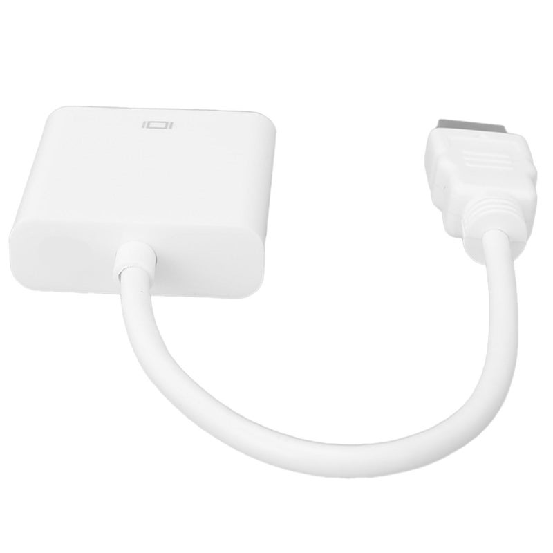 White VGA To HDMI Converter Cable With Strong Anti Interference For HDTV Projector - Image 5