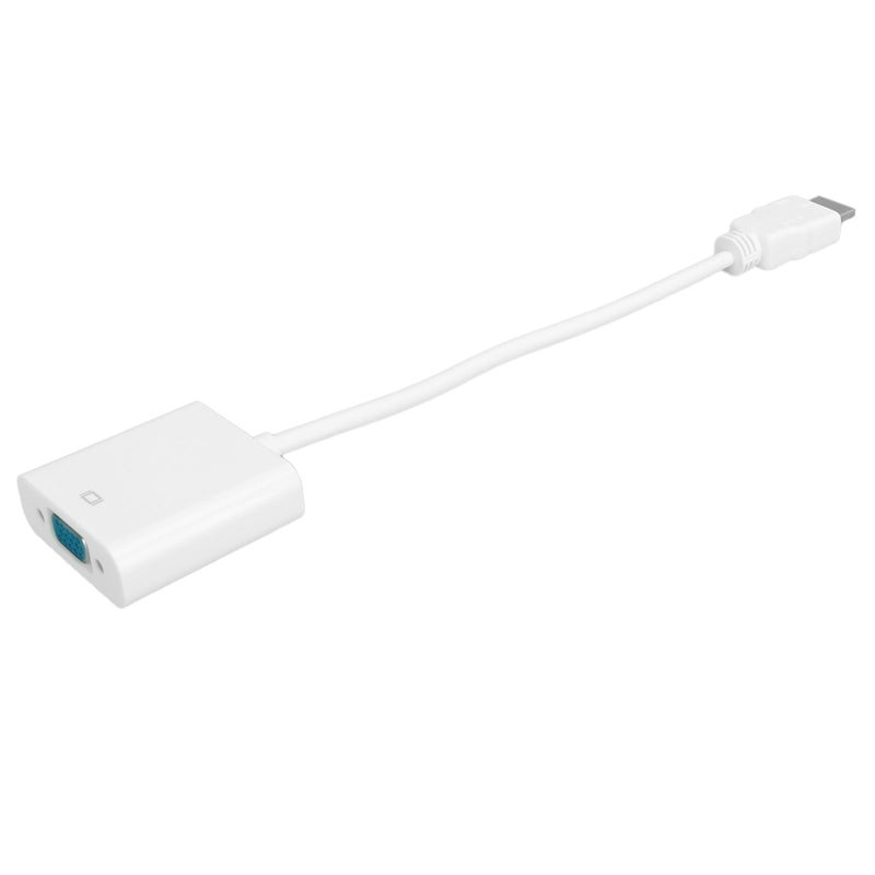 White VGA To HDMI Converter Cable With Strong Anti Interference For HDTV Projector - Image 4