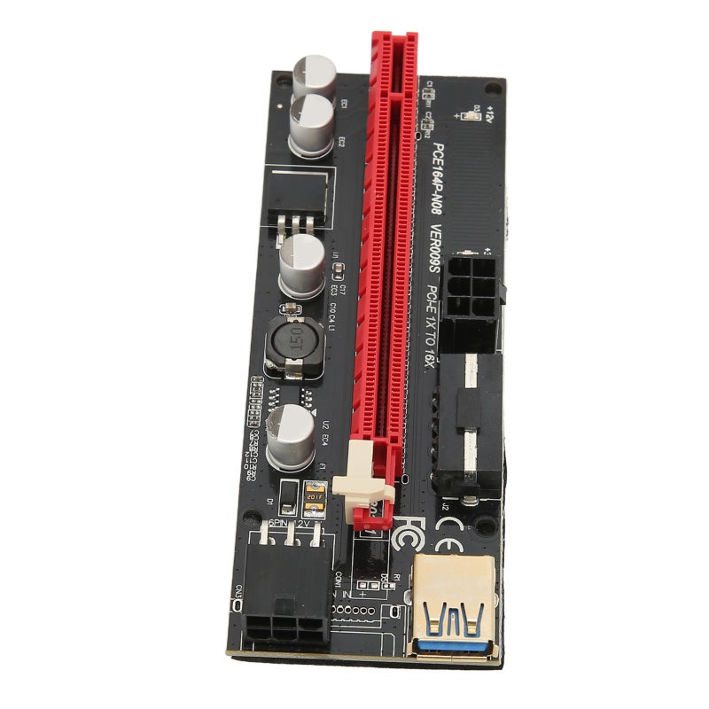 كبل USB3.0 رايزر PCIE بطولية 60 سم: من جهات الاتصال المطلية بالذهب - بطاقة محول موقدة بتصميم إبزاز ثابت لأجهزة تعدين الإيثريوم، فتحات PCIE على اللوحة الأم وأنظمة Win Linux Os X - Image 1
