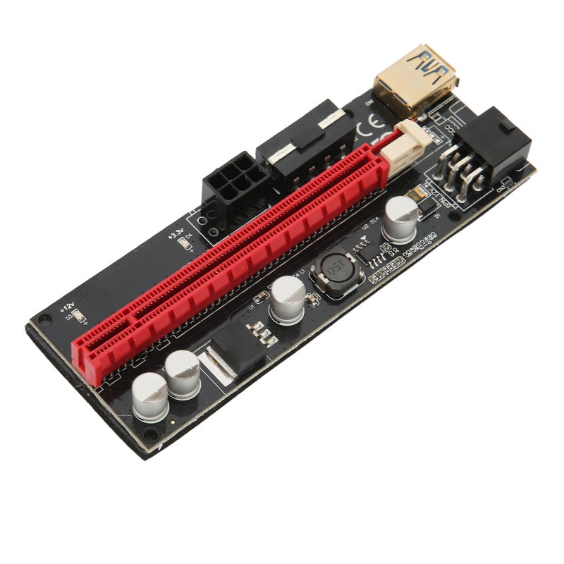 كبل USB3.0 رايزر PCIE بطولية 60 سم: من جهات الاتصال المطلية بالذهب - بطاقة محول موقدة بتصميم إبزاز ثابت لأجهزة تعدين الإيثريوم، فتحات PCIE على اللوحة الأم وأنظمة Win Linux Os X - Image 5