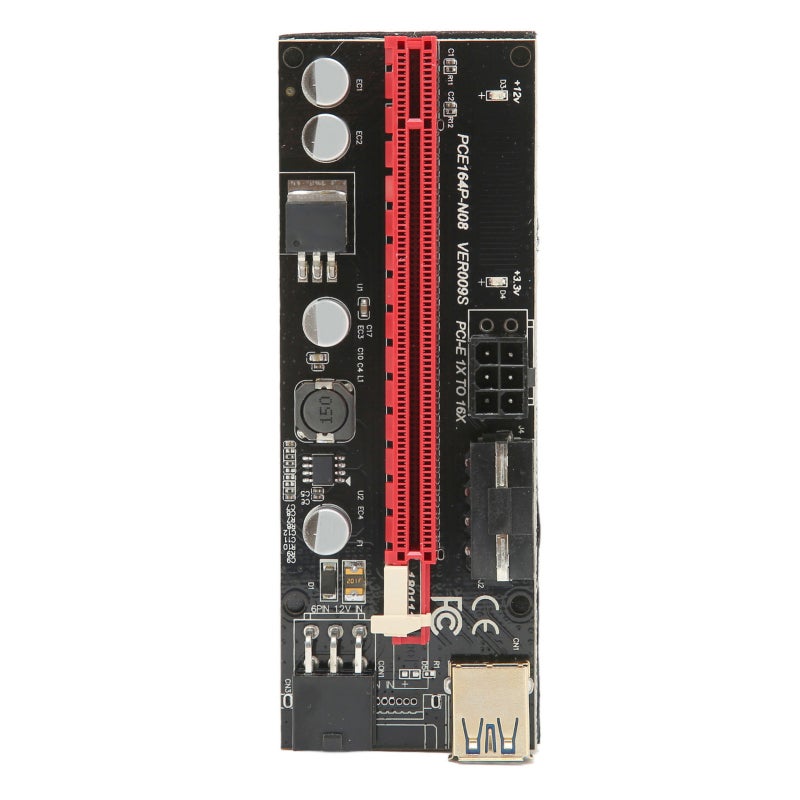 كبل USB3.0 رايزر PCIE بطولية 60 سم: من جهات الاتصال المطلية بالذهب - بطاقة محول موقدة بتصميم إبزاز ثابت لأجهزة تعدين الإيثريوم، فتحات PCIE على اللوحة الأم وأنظمة Win Linux Os X - Image 2