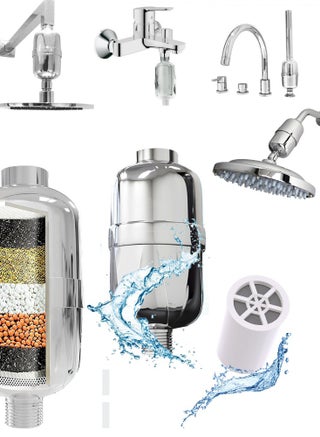 فلتر دش للمياه العسيرة، فلتر مياه الدش، فلتر رأس دش عالي الإنتاجية، يأتي مع خرطوشة فلتر قابلة للاستبدال: يزيل الكلور والفلورايد والمعادن الثقيلة، نظام ترشيح منعم للبشرة الجافة والشعر وقشرة الرأس - pzsku/Z3B49EF736E8AC522BFF2Z/45/1751535098/09205f7d-8f02-4e36-a00c-28aac4802318