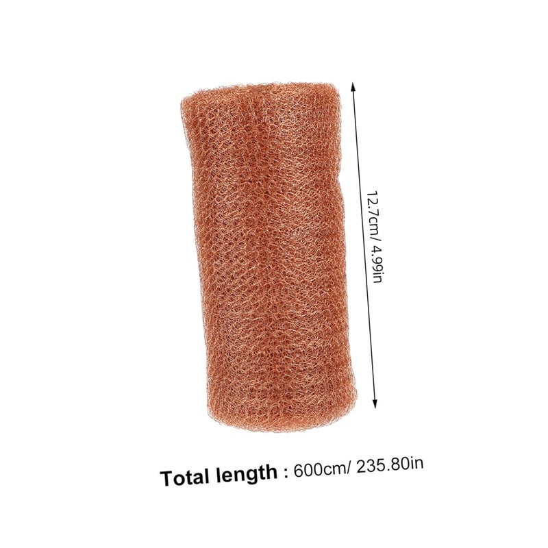 Copper Mesh Roll 1 Roll for Distilling Laboratory Industrial Versatile Hole Filler - Image 3