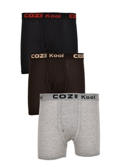 COZI Cozi Men's Cotton Boxers (Pack of 3)  - Image 2
