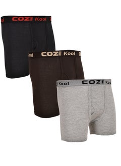 COZI Cozi Men's Cotton Boxers (Pack of 3)  - Image 3